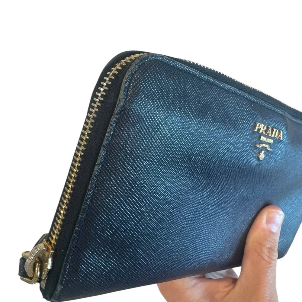 Prada Saffiano Leather Wallet - Picture 4 of 11
